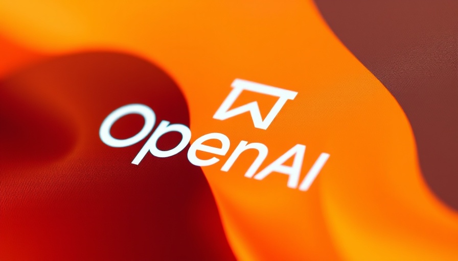 OpenAI logo on screen symbolizing recent funding round.