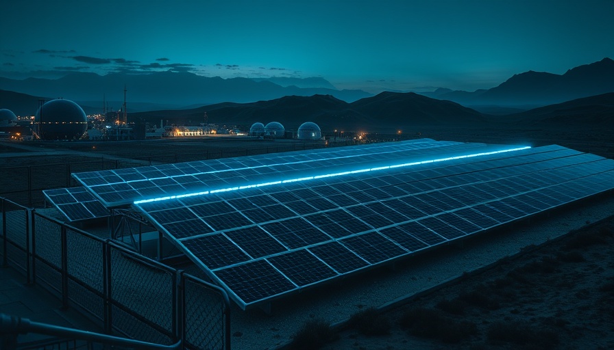 Space solar power startup installation with futuristic elements
