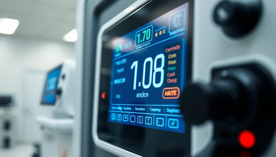 Modern device showcasing accurate HIV technology in a medical lab.