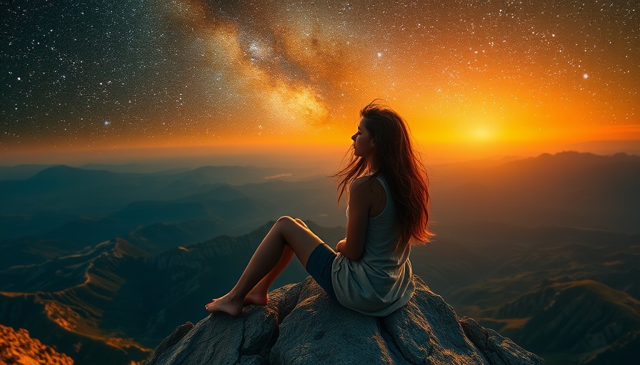 Woman under starlit sky contemplating Mercury Retrograde in Pisces.