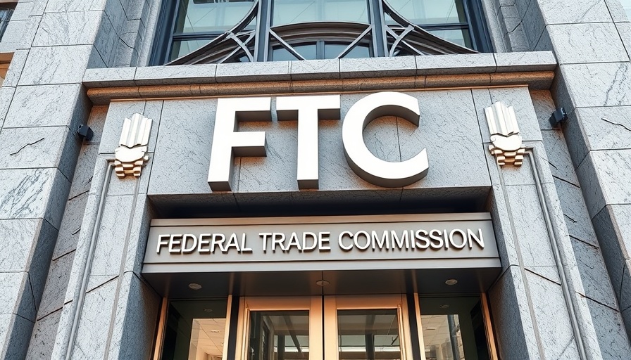 FTC building entrance related to FTC lawsuit against PBMs.