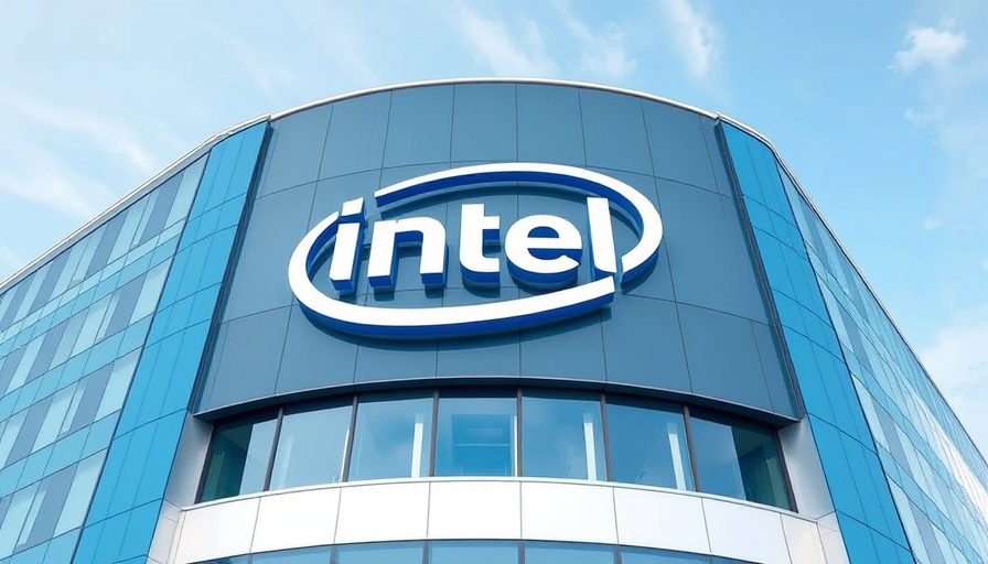 Intel building facade highlighting corporate impact on US semiconductors.
