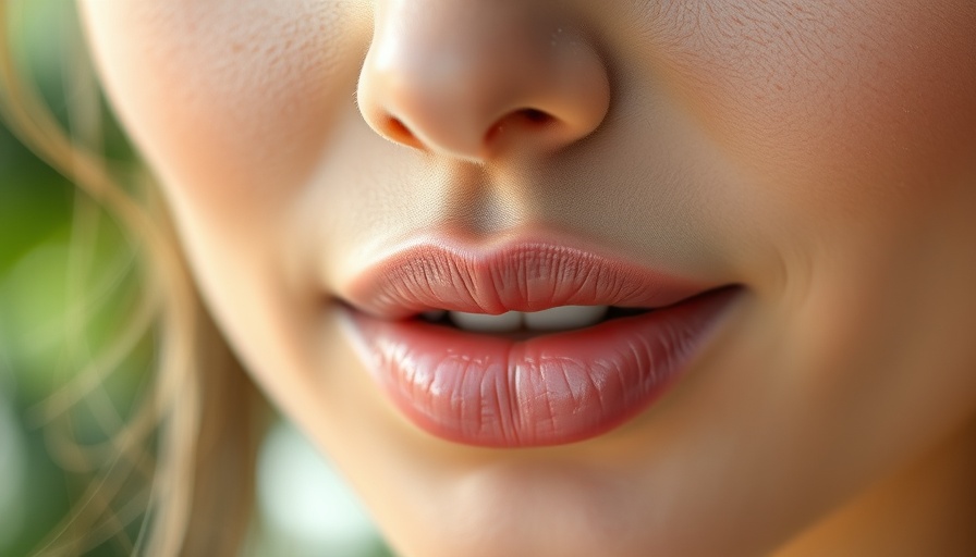Close-up showing flaxseed gel benefits for hydrated skin.