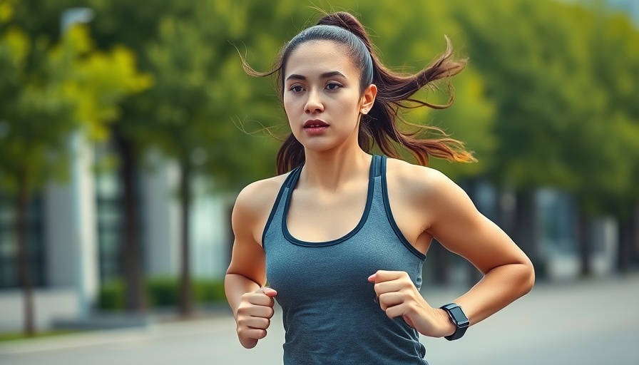Young woman jogging outdoors for Vitamin D and Osteoporosis Prevention.