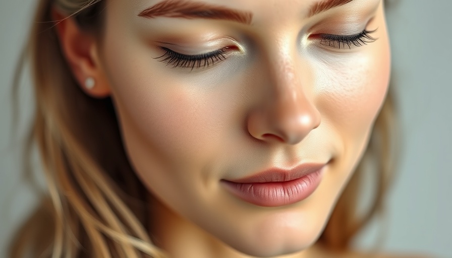 Glowing skin in a J-beauty skincare routine.