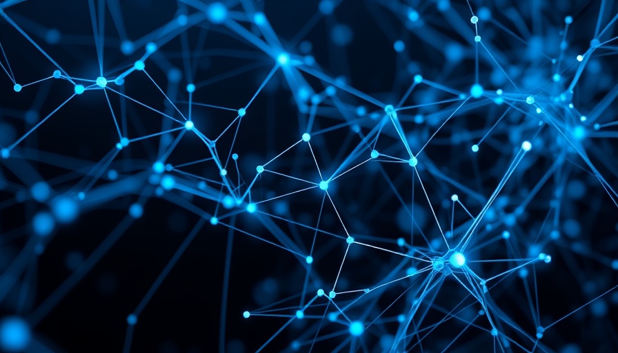 Futuristic AI network illustrating hybrid AI reasoning models.