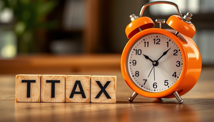 Obamacare Tax Issues concept with 'TAX' blocks and orange clock.