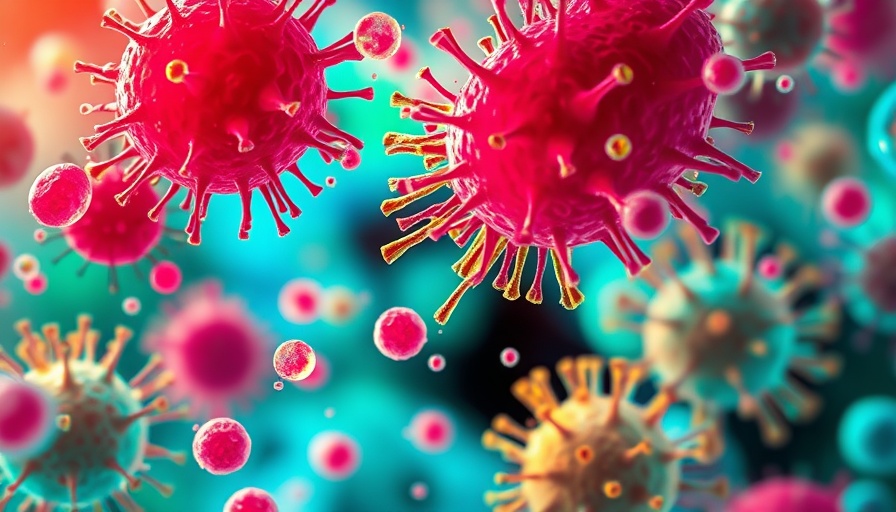 Microscopic depiction showing nasal bacteria's influence on COVID-19 infection risk.