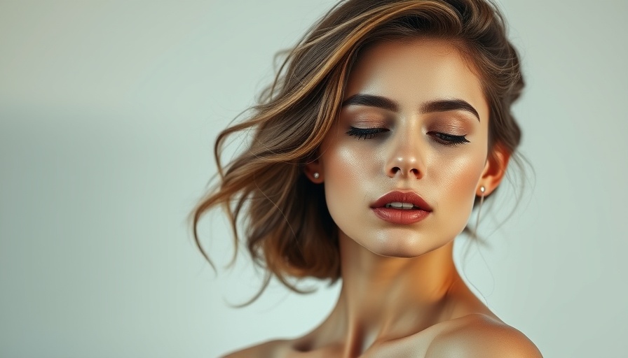 Elegant woman demonstrating Ayurvedic hair oiling benefits