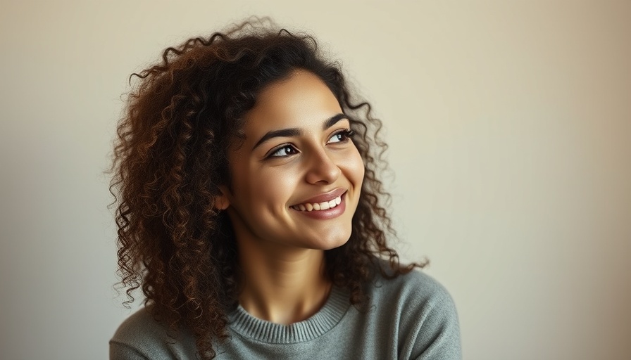 Young woman with a thoughtful expression embodying ESFJ personality traits.