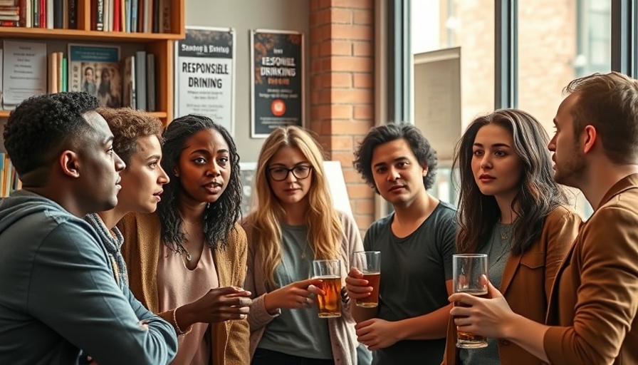 College students discuss drinking harms to curb harms.