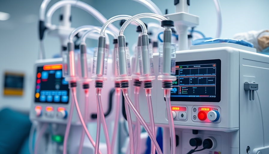 DaVita ransomware attack impacts dialysis machine close-up.