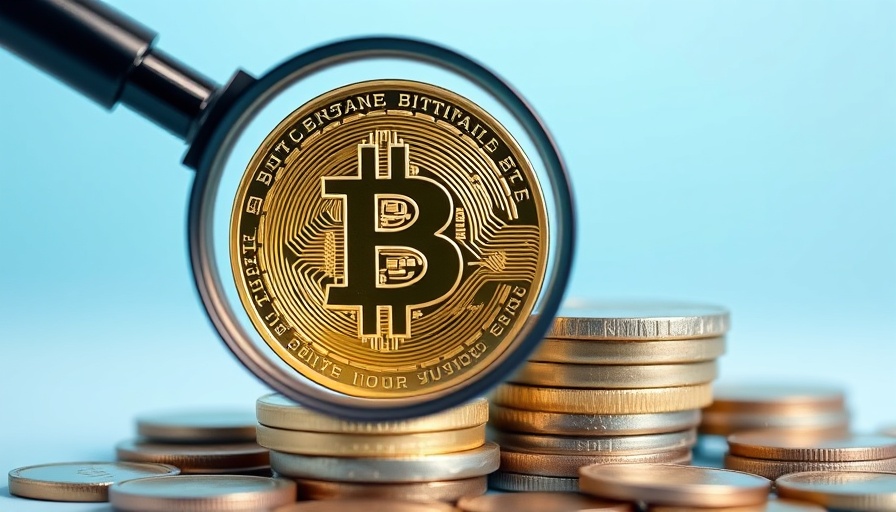 Semler Scientific Bitcoin investments concept with magnifying glass.
