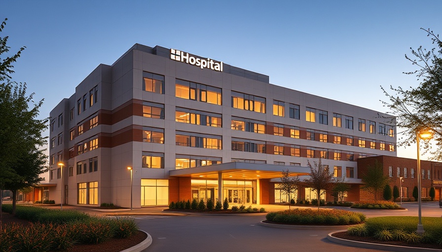 Cone Health Medicare Advantage acquisition, hospital building at night.