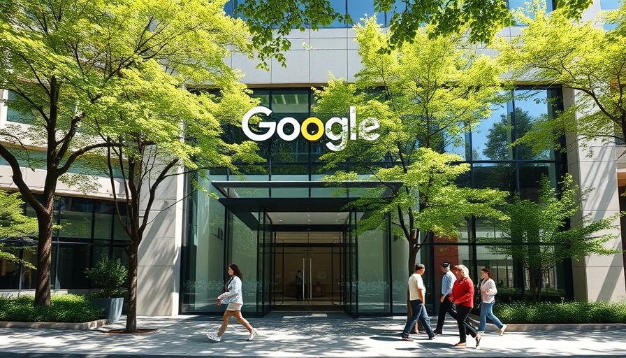 Google Ad Tech Monopoly Ruling: Google office entrance with passerby.
