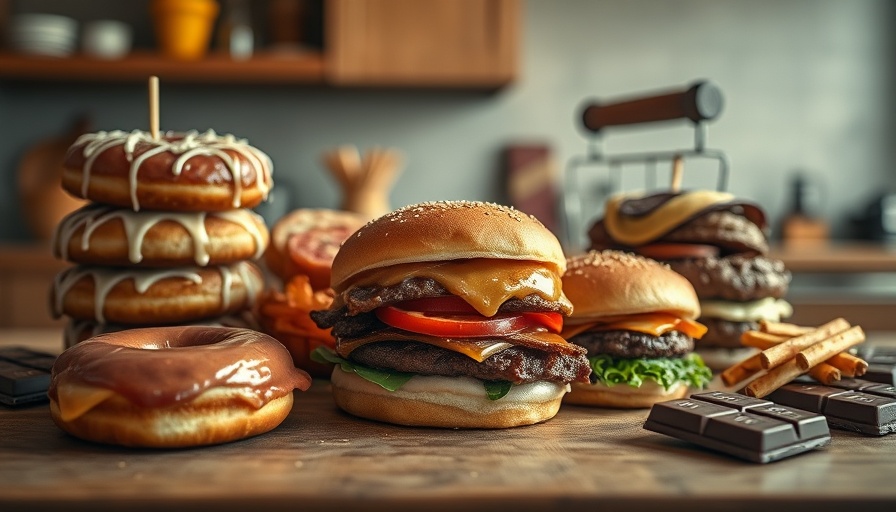 High-fat high-sugar foods affecting cognitive function.