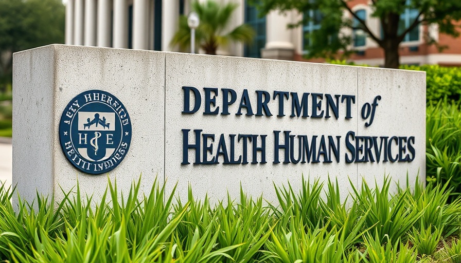 Department of Health & Human Services sign amid Obamacare caseworker cuts.