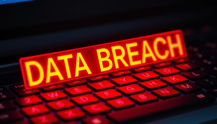 Yale New Haven Health data breach warning on keyboard, urgent alert