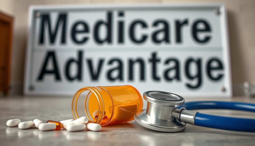Medicare Advantage provider network changes concept with pills and stethoscope.
