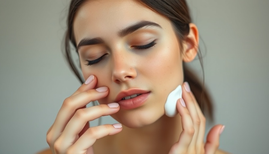 Woman applying moisturizer to alleviate skin dehydration under eyes.