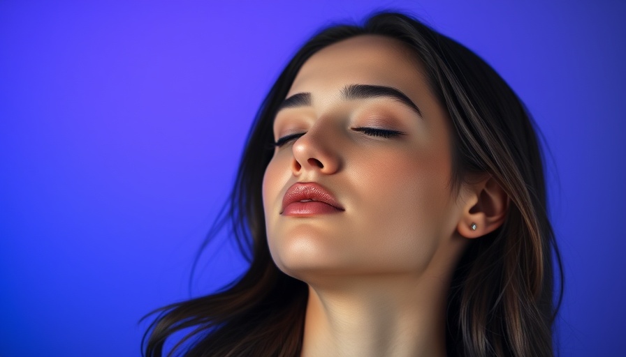 Moody portrait embracing blue hues, aligned with zodiac signs love challenges May.