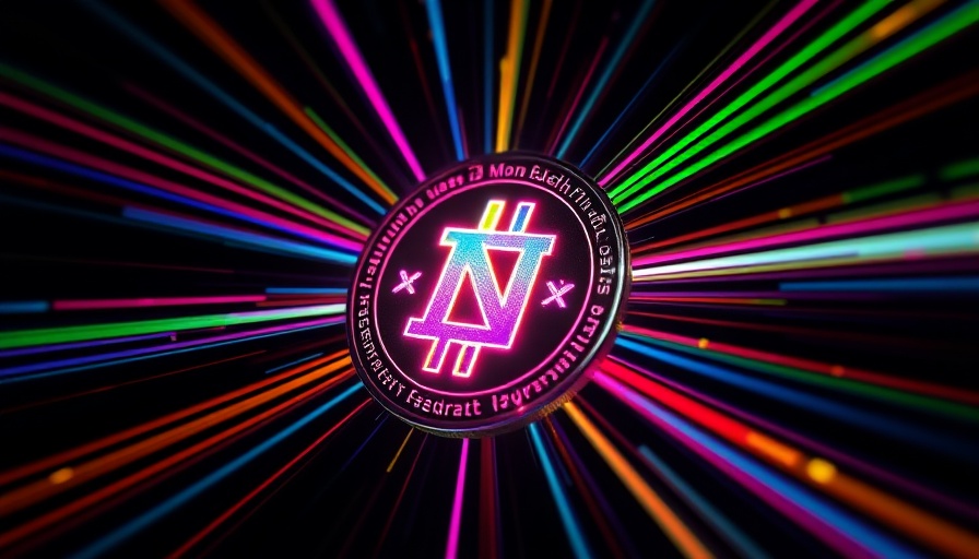 Notcoin emitting colorful rays representing the gaming revolution.