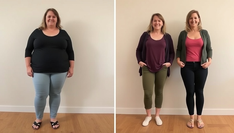 Charlotte weight loss coaching success story with before and after images.