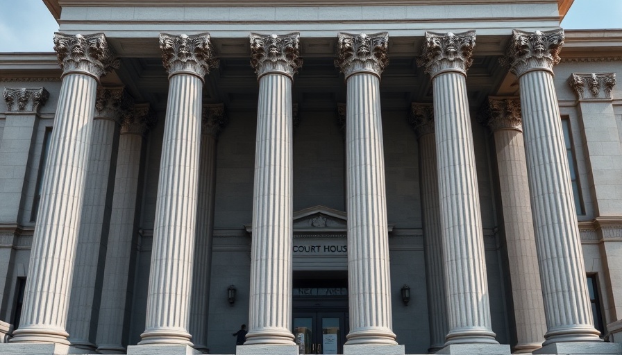 HHS Restructuring Lawsuit at United States Courthouse.