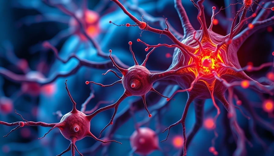 Illustration highlighting the role of astrocytes in brain function.
