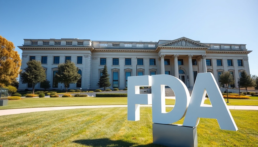 FDA sign at headquarters regarding ban children's fluoride supplements