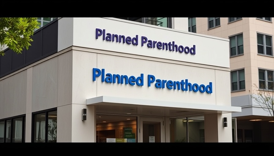 Planned Parenthood clinic exterior reflecting abortion clinic closures.