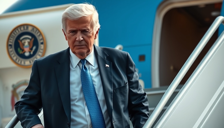 Elderly politician on aircraft staircase during Gulf tour.