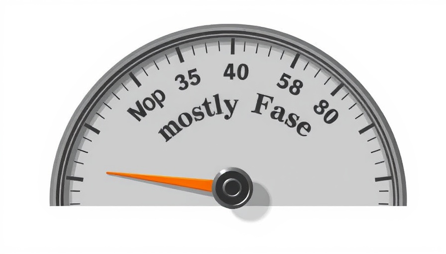 Truth-o-meter displaying 'Mostly False' on Trump's prescription drug price reductions