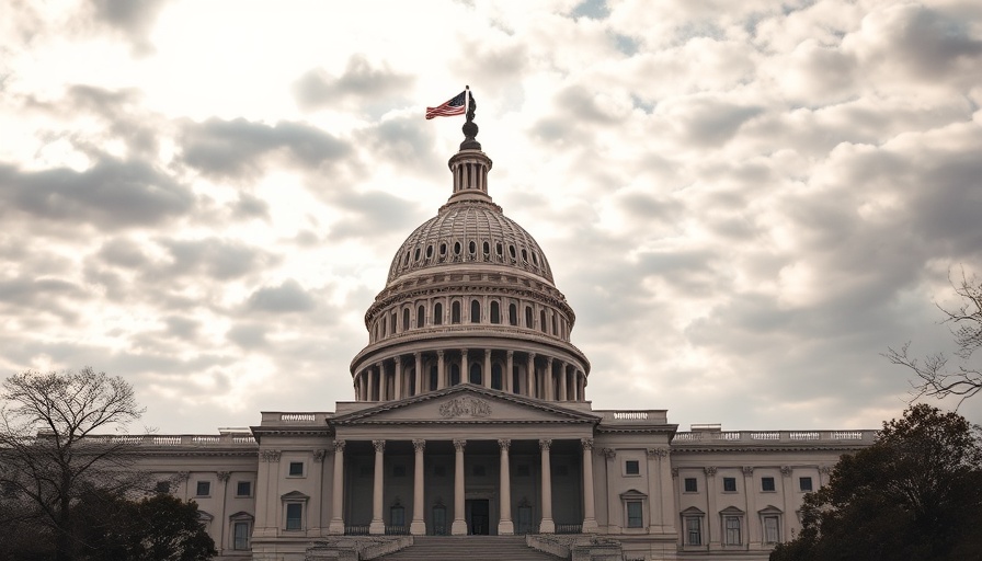 U.S. Capitol dome symbolizing power, 'Trump's Big Beautiful Bill' context.