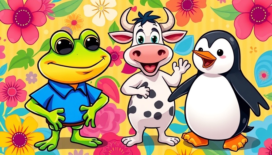 BTFD Presale 300% Free Tokens: Colorful meme characters highlighting best coins.