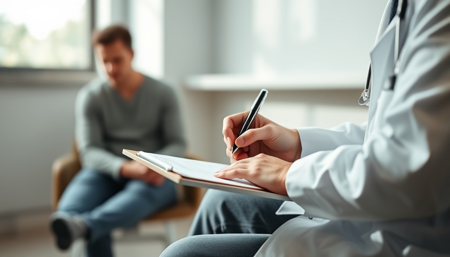 Medical consultation highlighting language service cutbacks in healthcare.