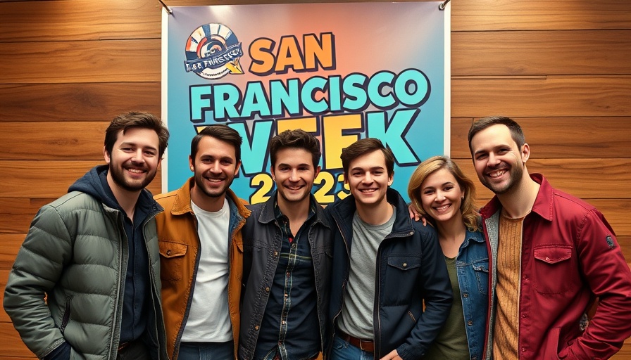 Smiling individuals at San Francisco event, showcasing Blockchain Builders Fund.
