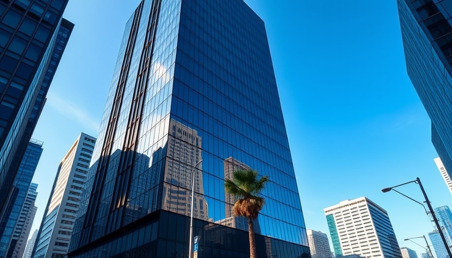 Centene Plaza C building reflecting sky amid ghost network lawsuit context.