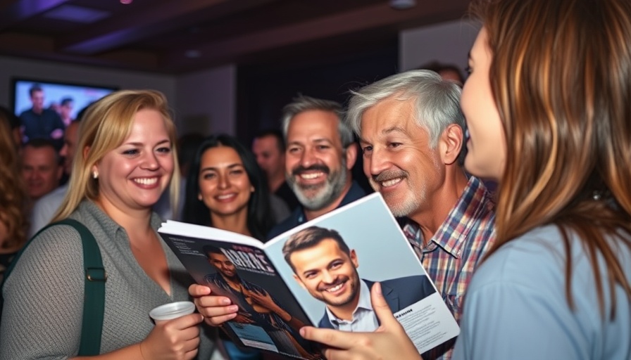 PM-International founder Rolf Sorg magazine cover at event.