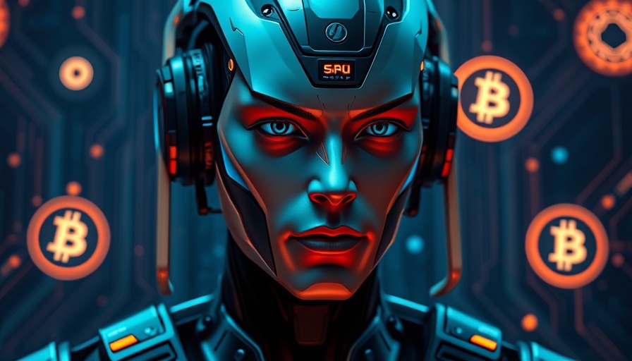 Futuristic humanoid with Binance Coin symbol, depicting Binance Coin Price Target.