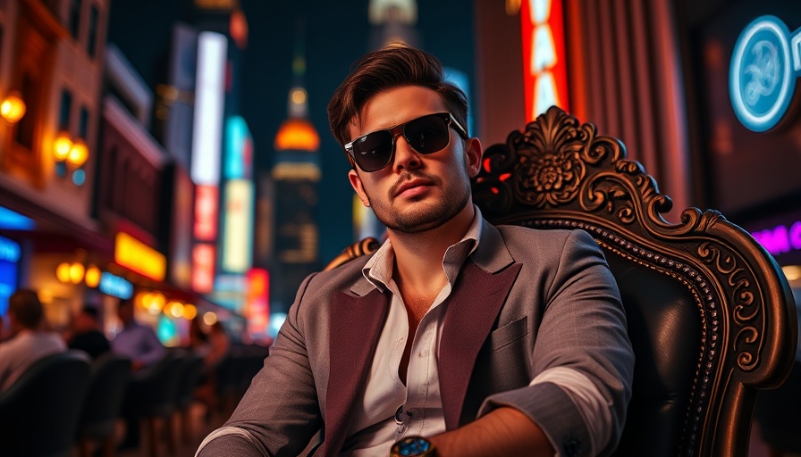 Best Crypto to Join Now: Elegant man in luxury setting.