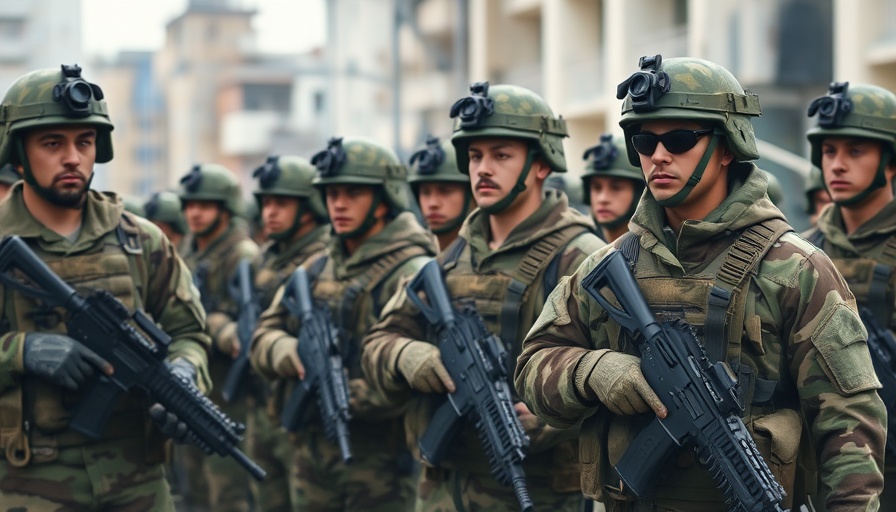 Marines National Guard enforcing LA curfew, soldiers in formation.
