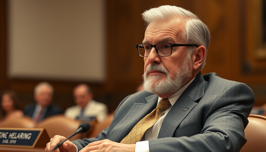 HHS Vaccine Policy Changes hearing with attentive older man.