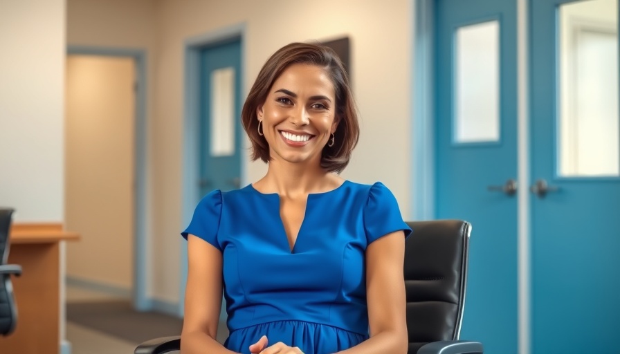 Smiling woman in blue dress, Obamacare Plan Premiums Surge context