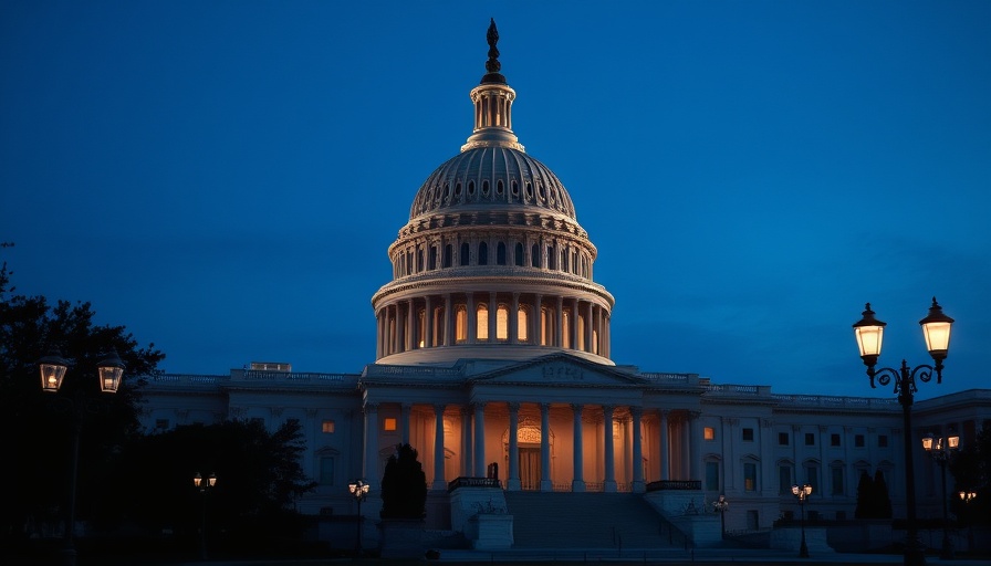 U.S. Capitol building during twilight representing GOP Medicaid cuts preventable deaths topic.