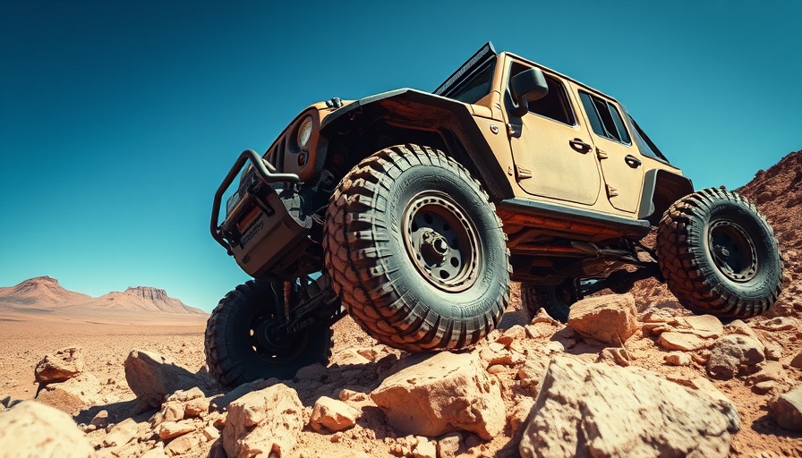 2026 Kawasaki MULE PRO lineup in action on rocky desert terrain.