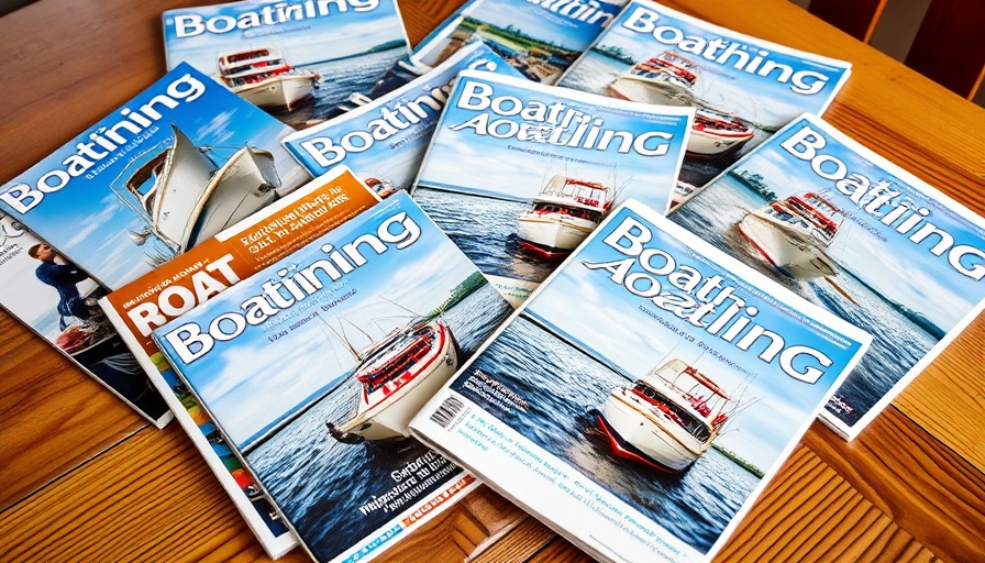 BoatLIFE and Lowcountry Maritime School partnership magazines on wood