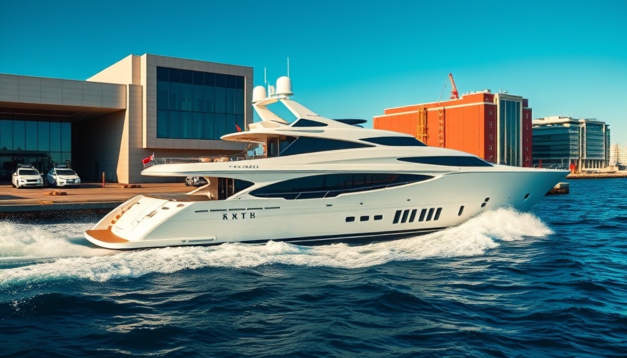 M/Y Fortitude1 Superyacht making a splash at its launch