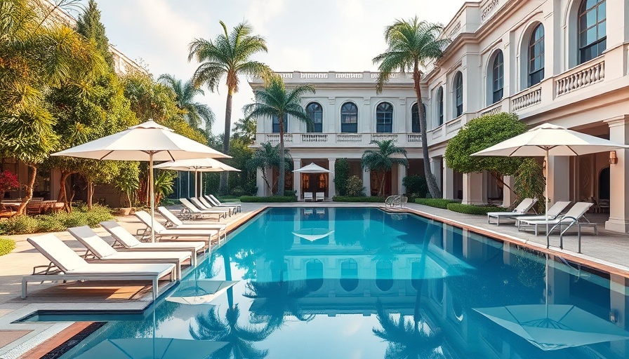 Luxurious poolside at Fairmont Mission Inn and Spa in Sonoma.