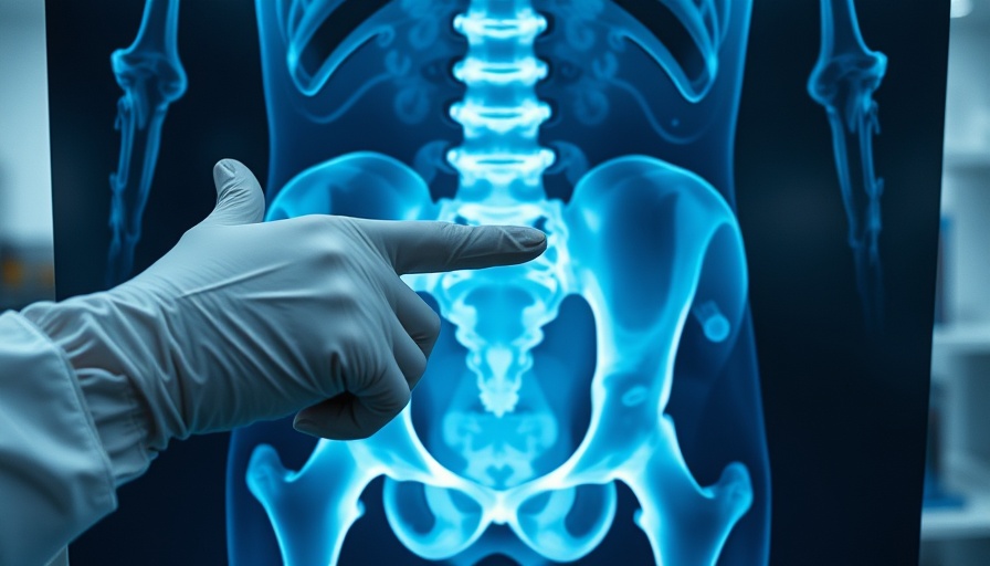 Pelvic X-ray analysis for motorcycle pelvic injuries, medical focus.